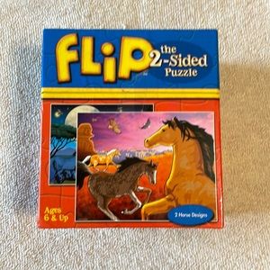 📚2/$6  Flip 2-Sided Horse Puzzle